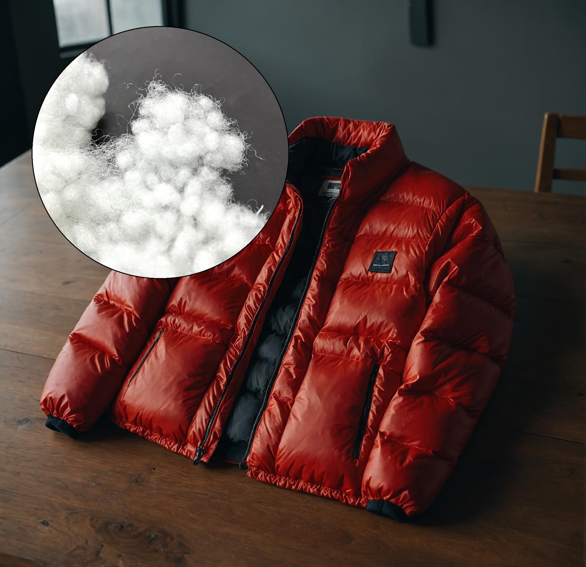 Ouate de remplissage 1 kg - Matériau de remplissage : ouate de bricolage - Lavable - Rembourrage en silicone - Housses de coussin en 100 % polyester