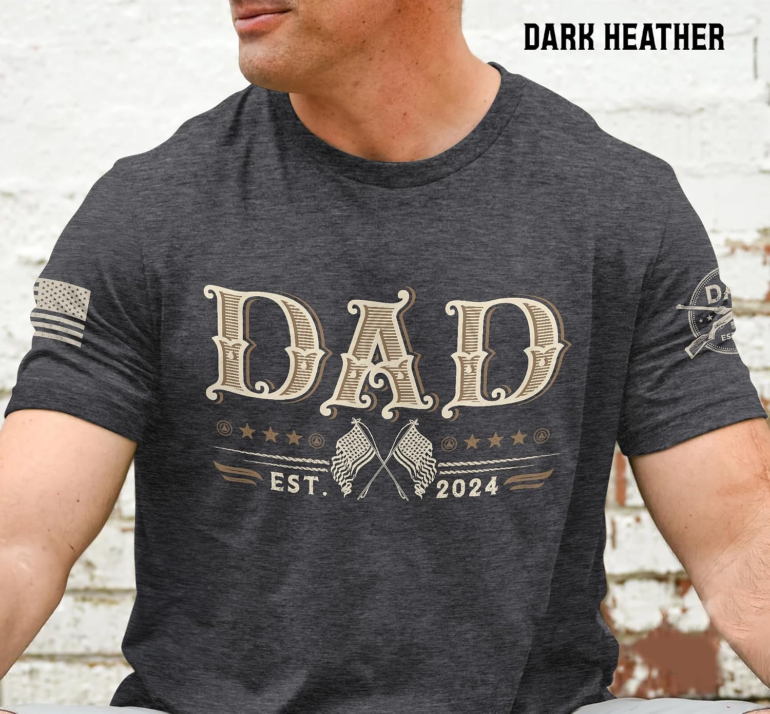 Custom Daddy Est 2024 Shirt, Promoted to Daddy 2024, New Daddy Shirts, Daddy to Be Shirt, Fathers Day Shirt