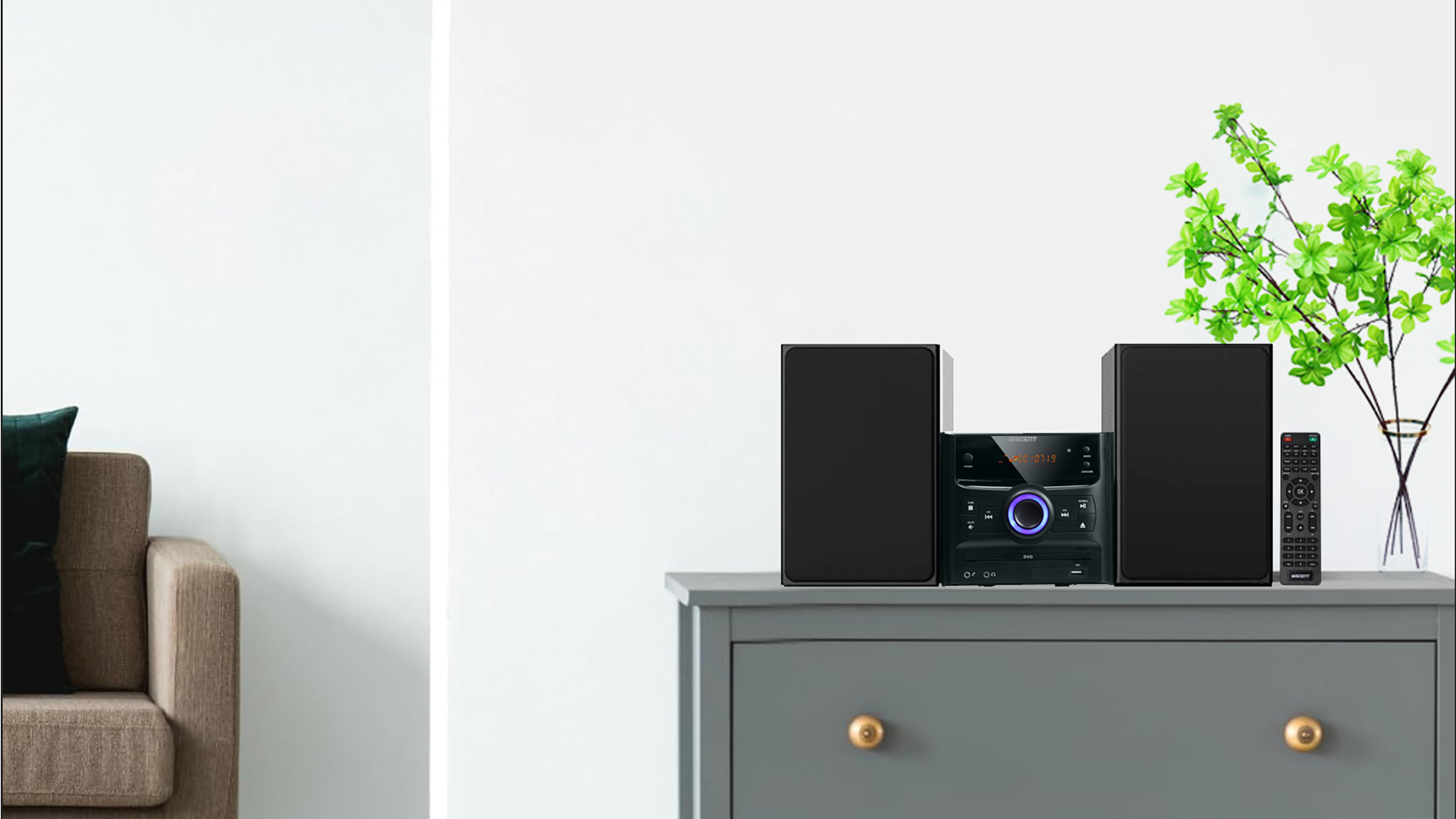 Amazon.com: WISCENT Stereo Shelf System for Home with Bluetooth