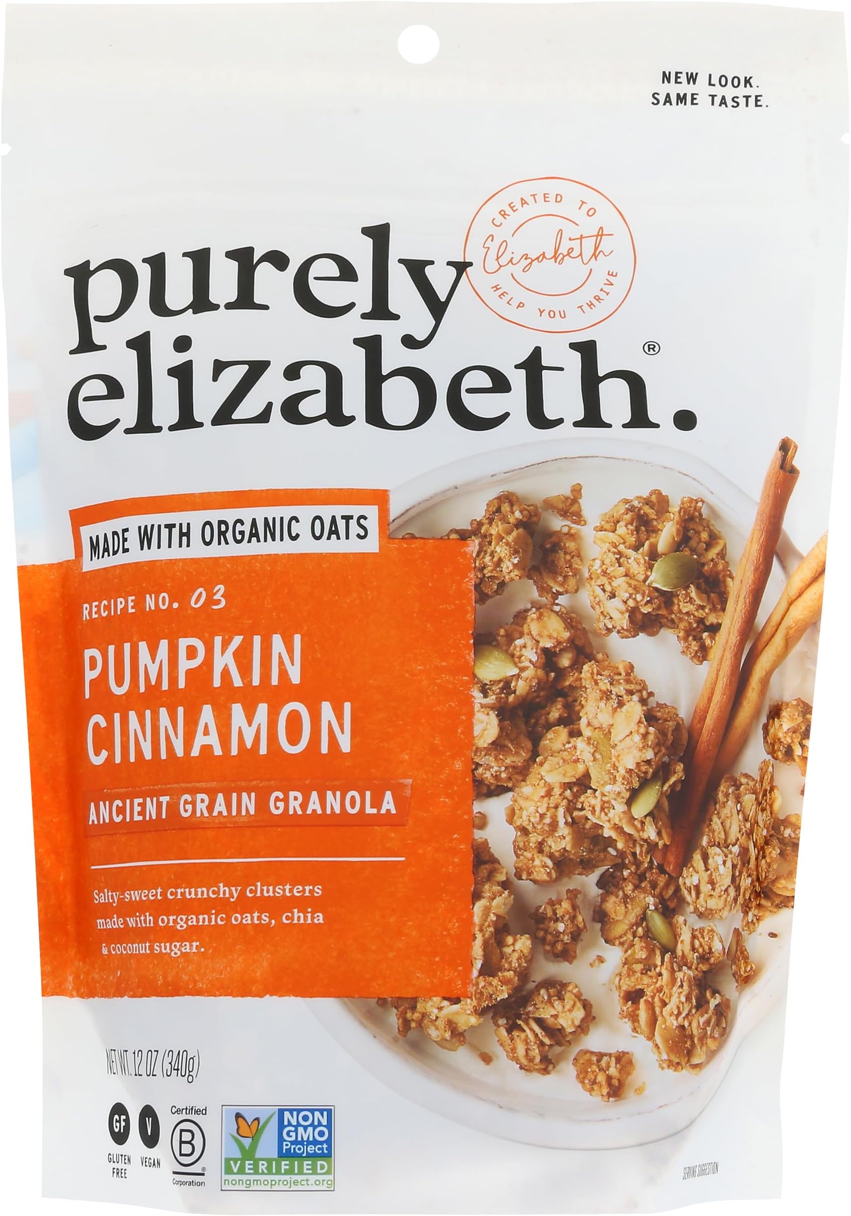 Pumpkin Cinnamon Ancient Grain Granola 12 Ounce Bag - Single Pack