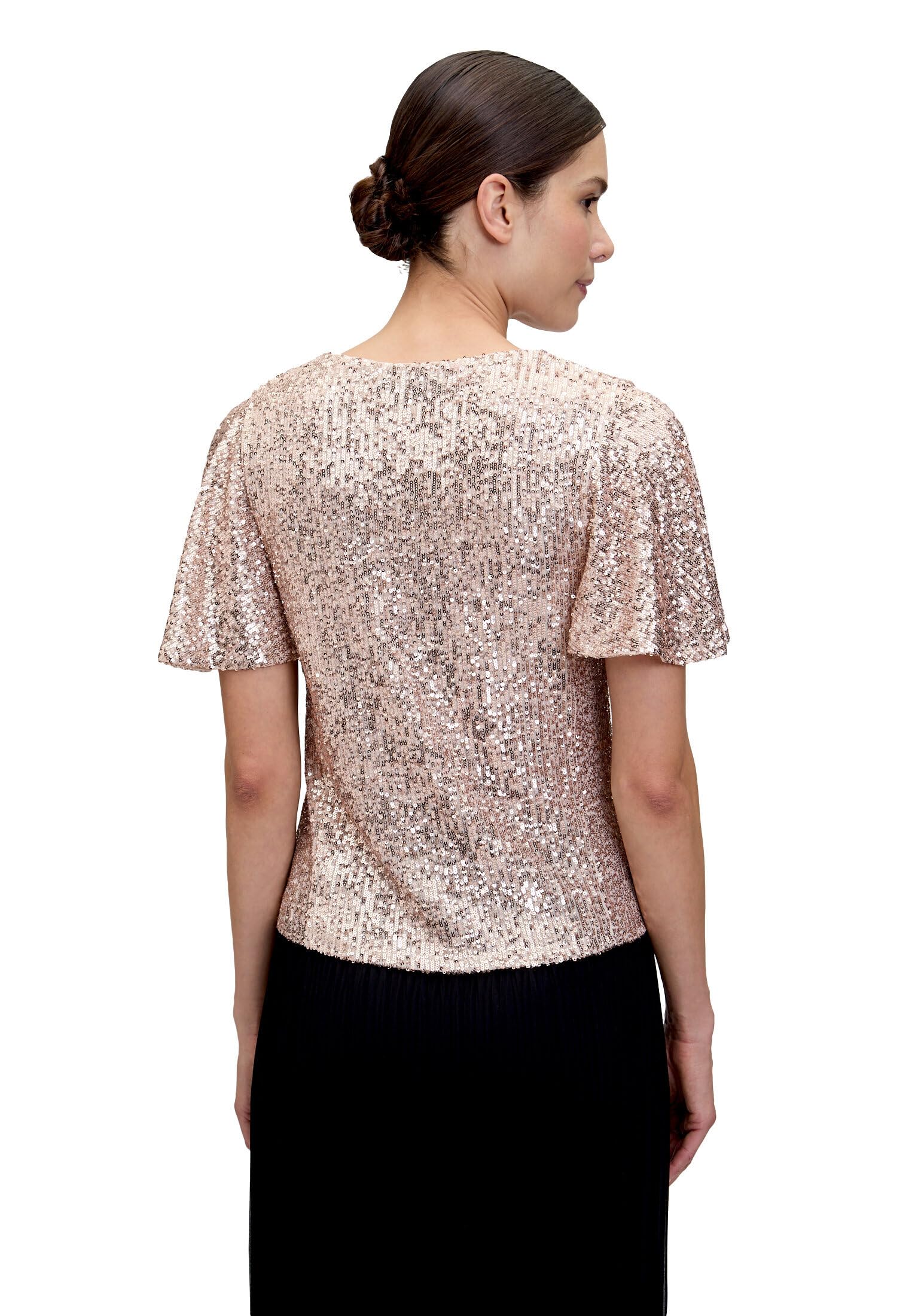 Vera Mont Damen Blusenshirt Kurzarm