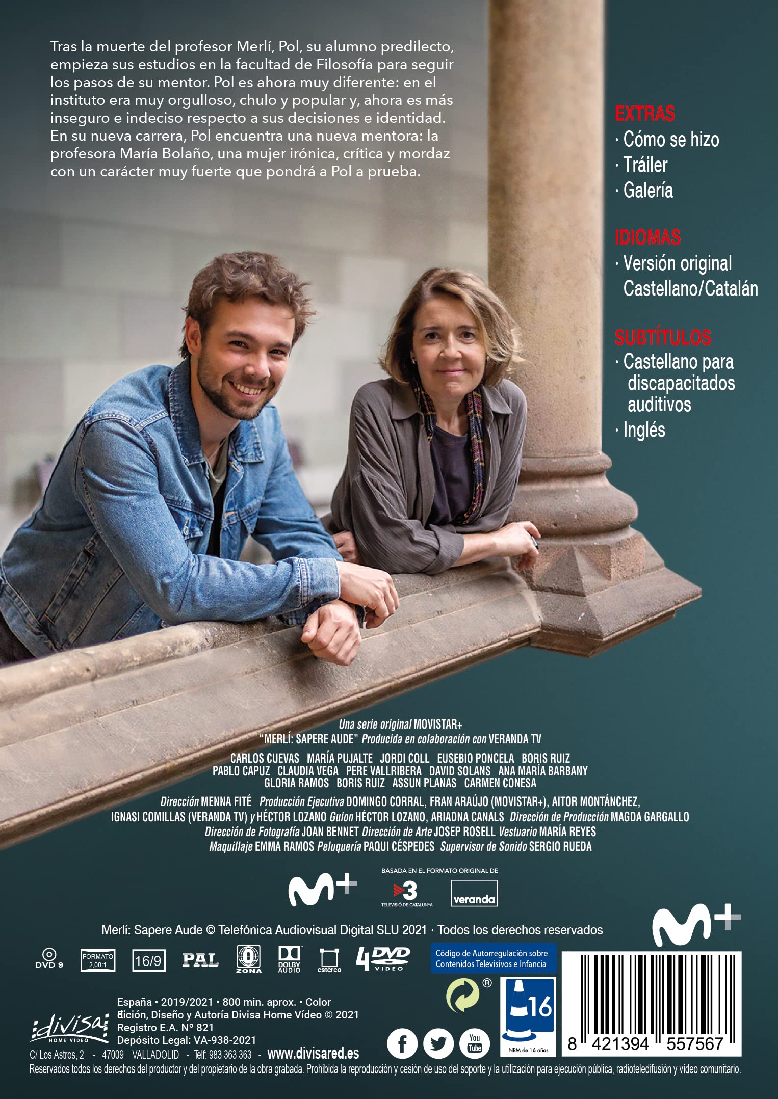 Merlí: Sapere Aude (Serie completa - 4 discos) (DVD)