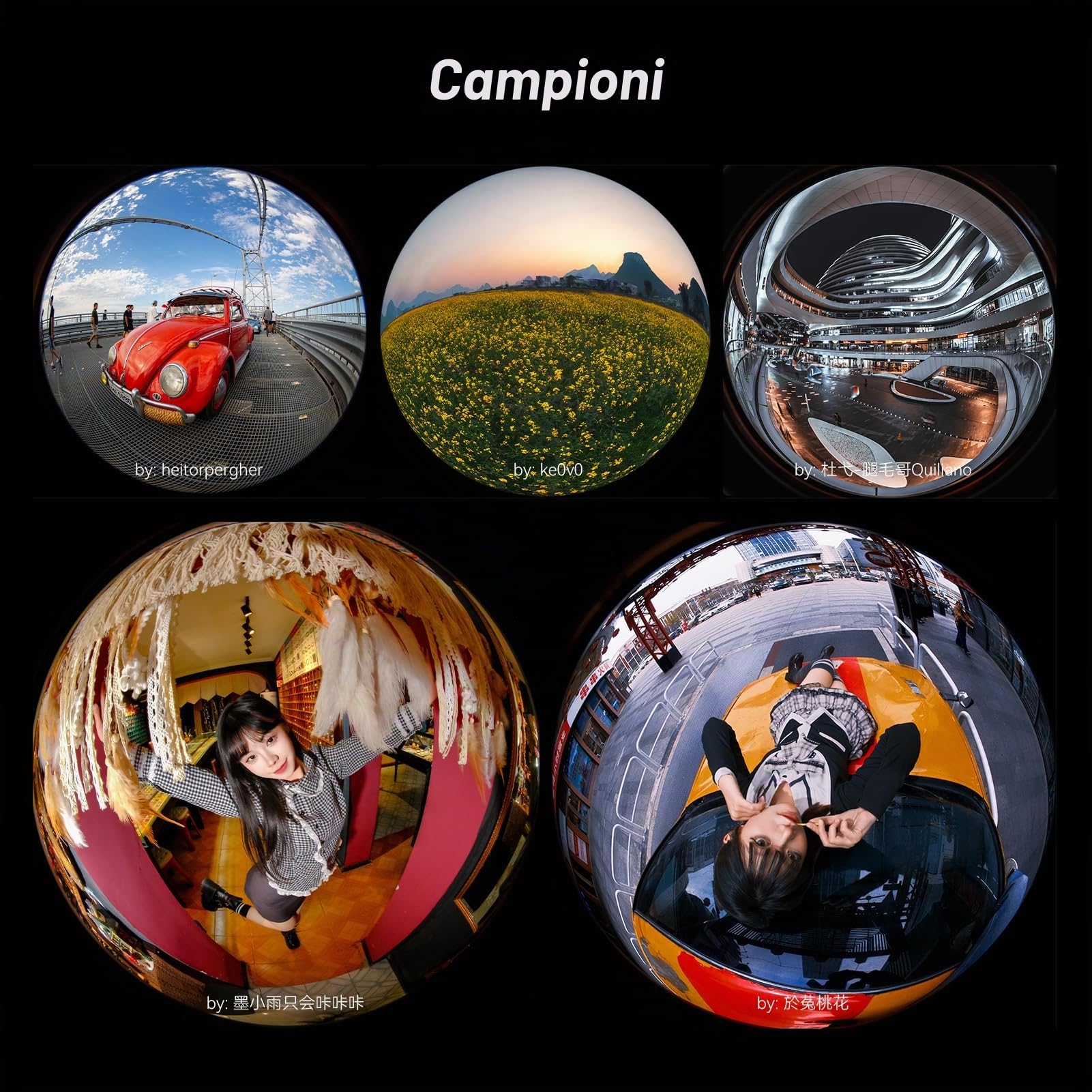 AstrHori 6,5 mm F2.0 APS-C 192° Ultra Wide Obiettivo Fisheye circolare Obiettivo a fuoco manuale per fotocamere mirrorless for Canon RF mount EOS EOS R50, R100,R7,R10