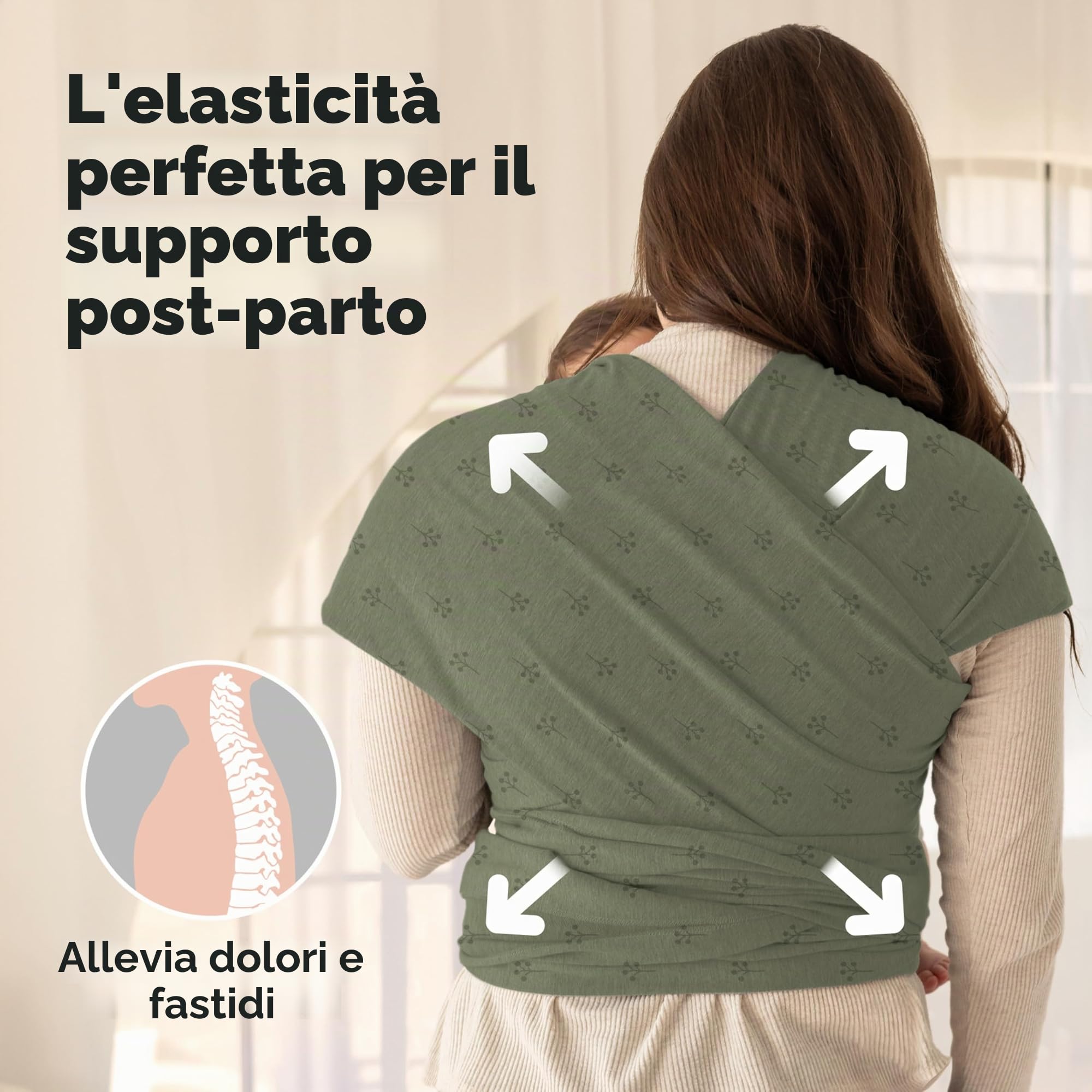 KeaBabies Baby Wrap Carrier - Tutto in 1 Original Baby Carrier Fascia da Neonato a Bambino, Facile da Indossare, Legatura Senza Mani, Leggero, Impacchi per Bambini Traspiranti (Forest Berries)