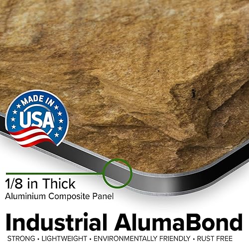 Miniatura 661 de My Sign Center - Letrero personalizado, 11 colores de fuente, 13 estilos de fuente, 4 opciones de agujero, 22 tamaños, 8 x 32 pulgadas, sin óxido,