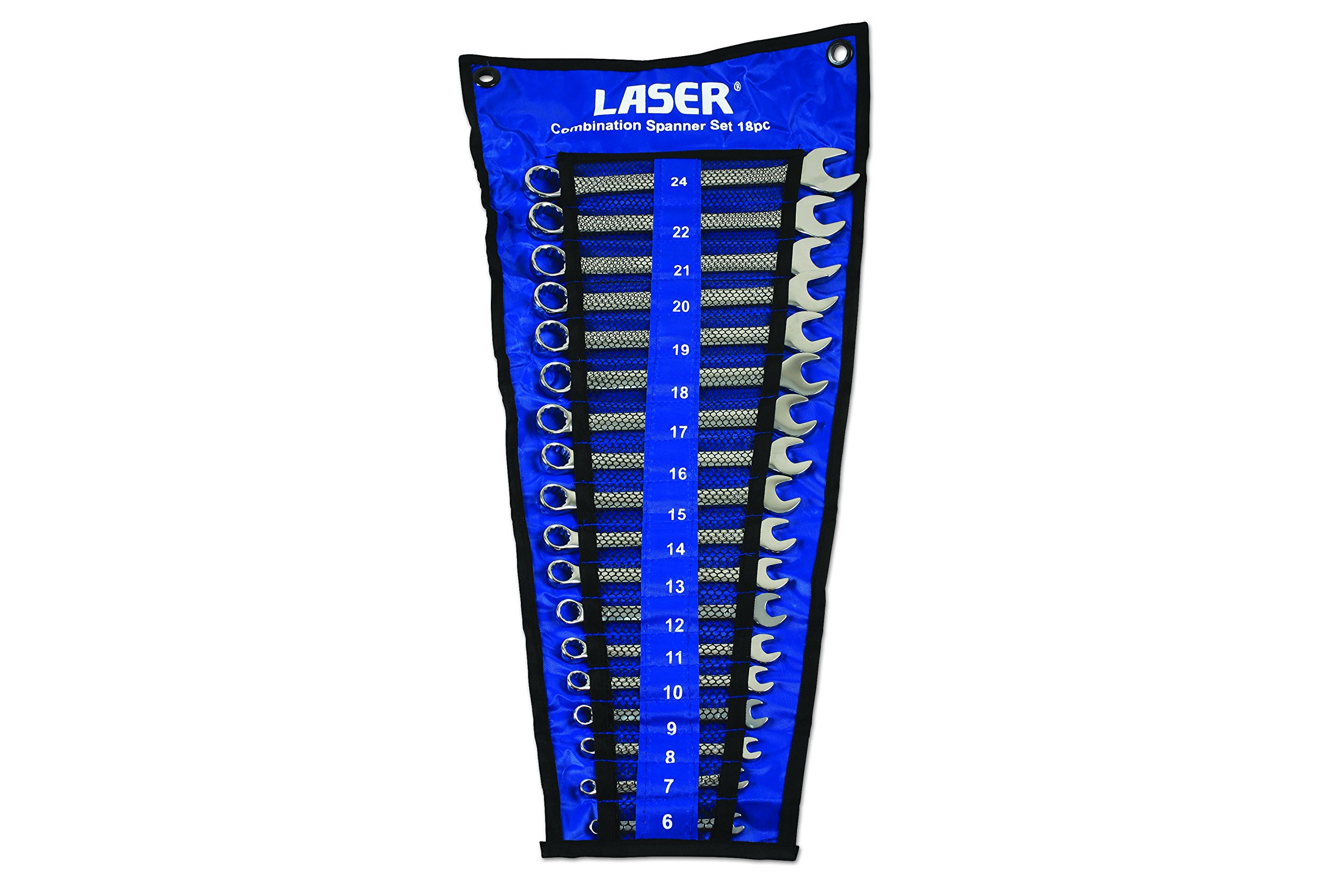 Laser 6758 Zestaw kluczy płasko-oczkowych 18 szt