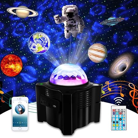 Galaxy Projector,12 in 1 Night Light 