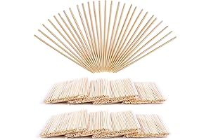 Minisland 4" Long Bamboo Toothpicks for Appetizers