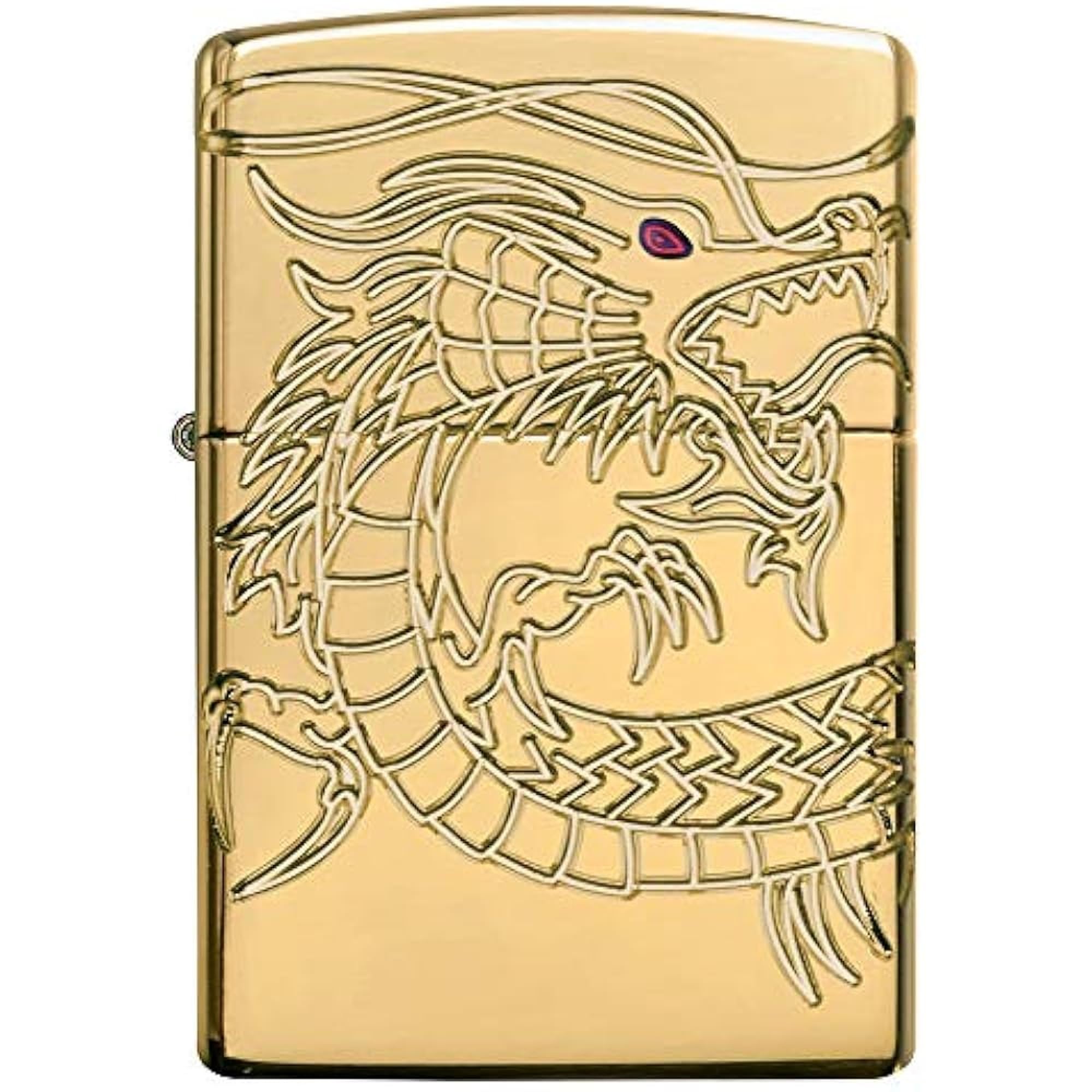 Zippo Armor Chinese Dragon Briquet Unisexe, 6.0 x 4.0 x 2.0 cm