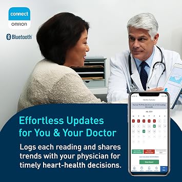 Omron Wireless Upper Arm Blood Pressure Monitor, 7 Series