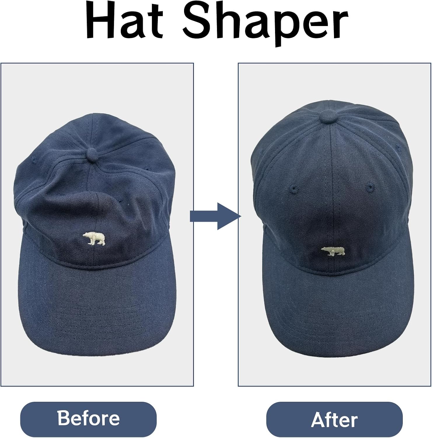 2 Pack Breathable Hat Sweat Liner Inserts, Hat Shaper Pads, Washable Reusable for Baseball Caps