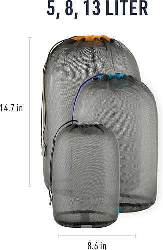 Miniatura 6 de Sea to Summit Juego de sacos de malla ultraligeros de 3 piezas