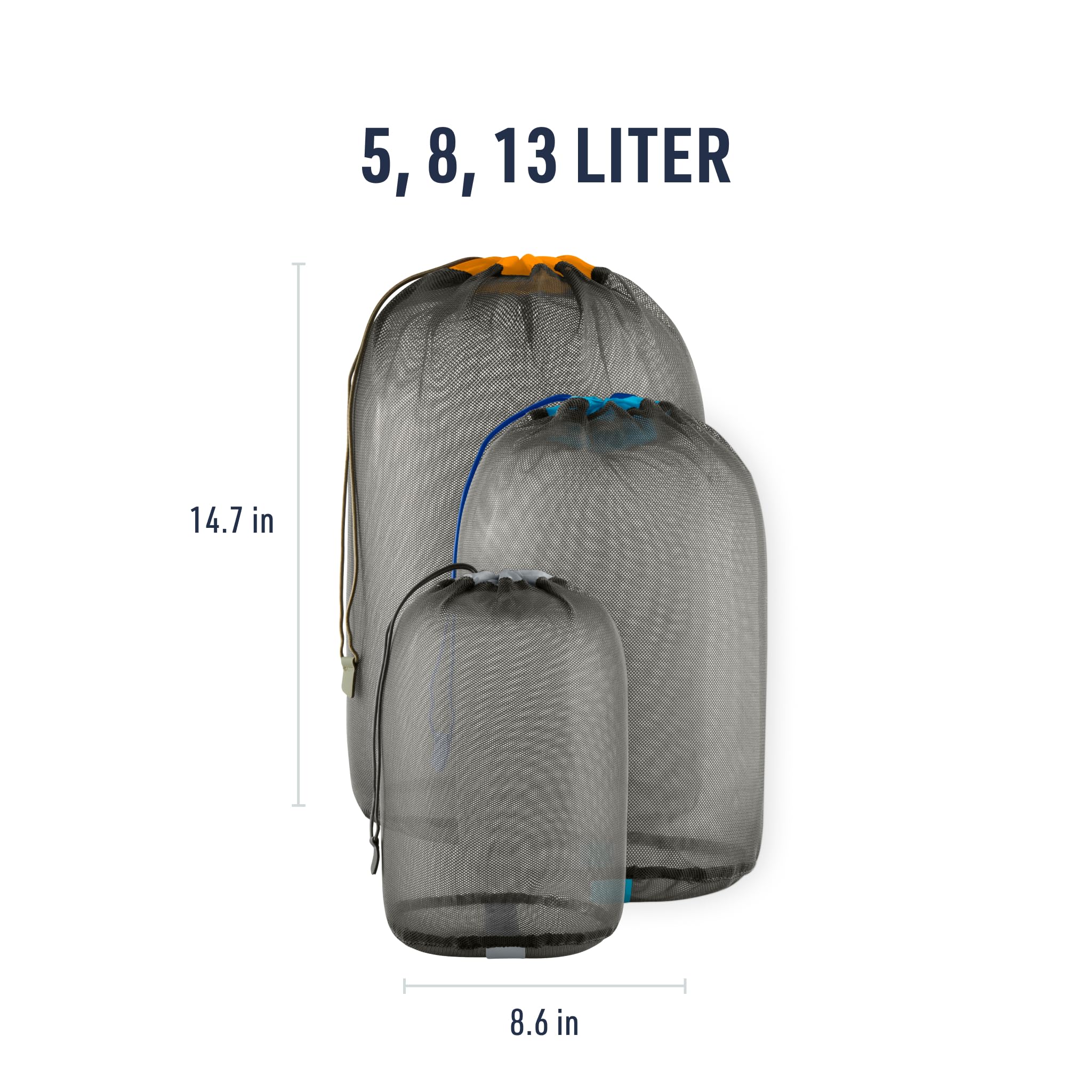 Amazon.com: Sea to Summit Ultralight Mesh Stuff Sack 3-Piece Set 