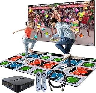 Tapis de danse pour enfants et adultes, double utilisateur, tapis de danse musical Step pour TV, tapis de danse pour exercice et jeux, cadeaux pour garçons et filles âgés de 3 ans
