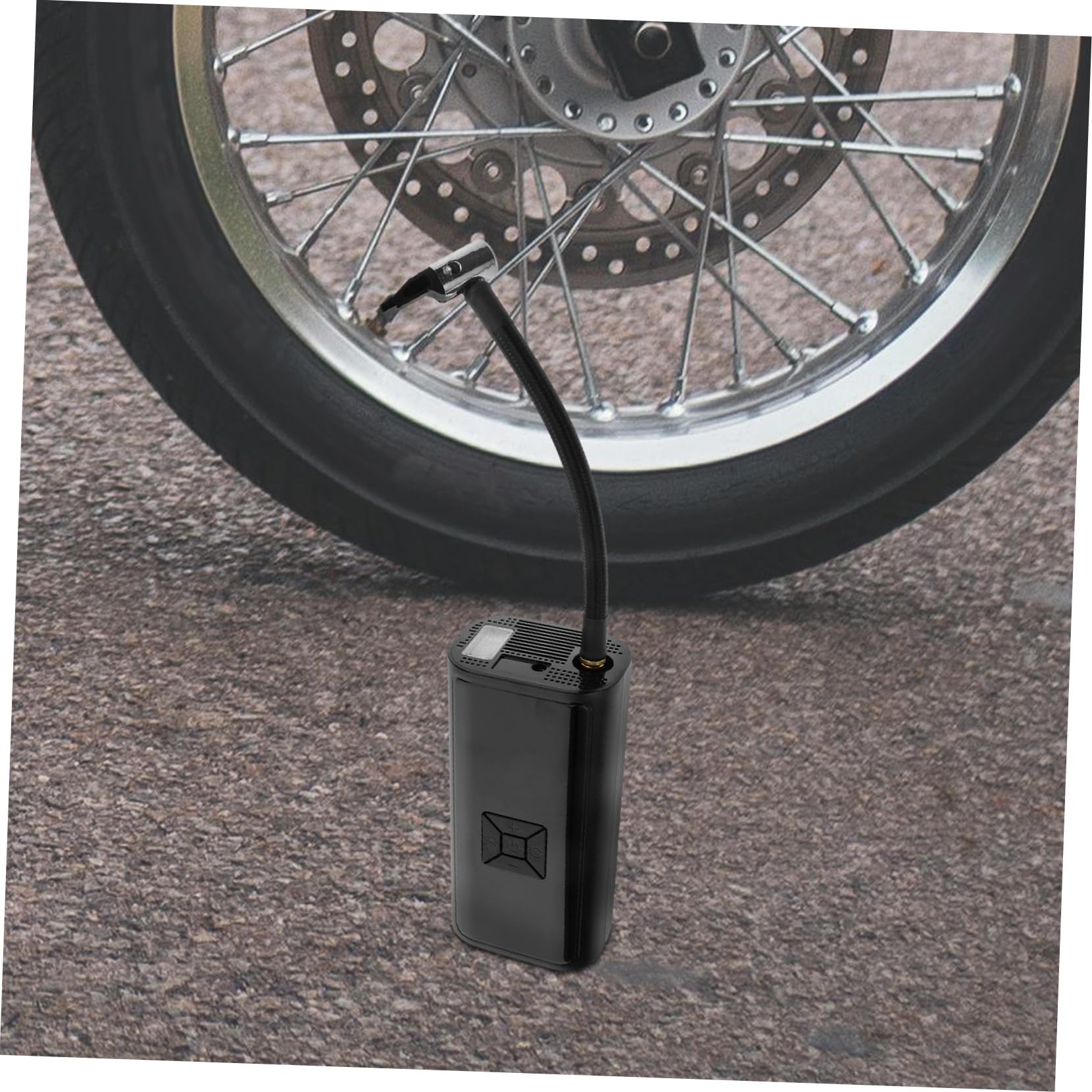 Anneome Pompa ad Aria Portatile per Bicicletta e E-Bike Gonfiatore Batteria Ricaricabile 3x1500mah Display Digitale Pressione 3-150psi