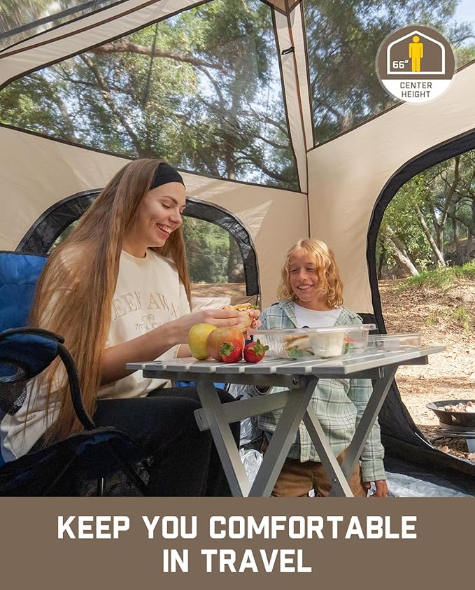 FanttikOutdoor Carpa Camping 6 Personas Instantánea 60s Impermeable Portátil miniatura 5