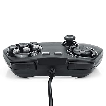 BrawlerGen Genesis Mini Controller 6 Button Genesis Mini/PC/MAC/Switch USB Compatible