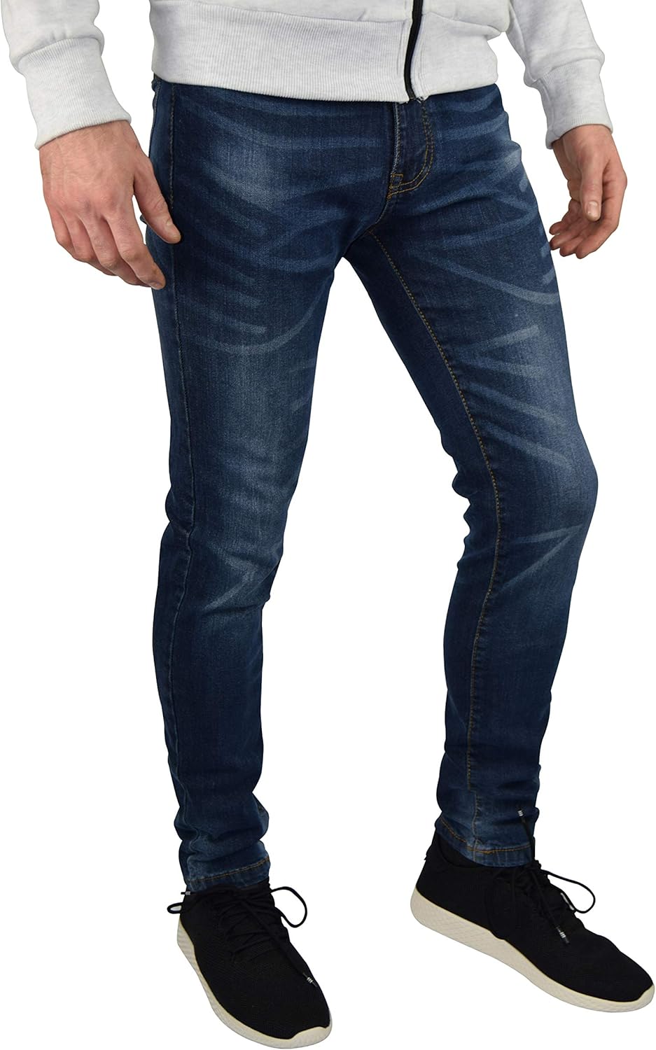 westAce Mens Slim Fit Stretch Jeans Comfy Fashionable Super Flex Denim Pants