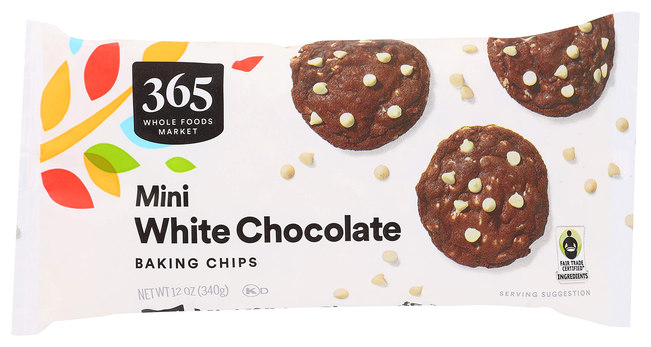 365 by Whole Foods Market, Chocolate Chips Mini White Chocolate, 12