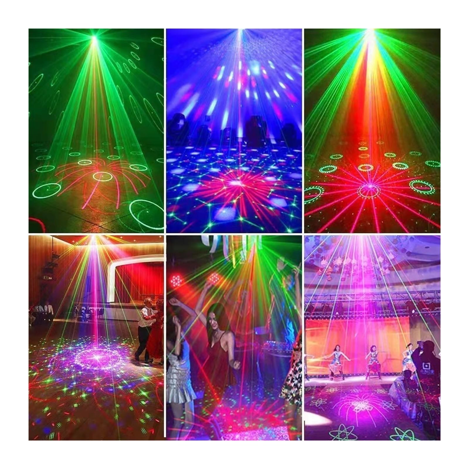 Światła sceniczne LED, Projektor sceniczny Kula dyskotekowa Sterowanie głosem Stroboskop Kontroler DJ Impreza Boże Narodzenie Klub świąteczny Ślub Dekoracja na Halloween na wesele