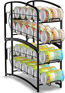Bomclap Rolls Can Dispenser Can Holder Fridge Organiser, Set of 2 Fridge Can Dispenser for Drinks Cans Beer Cans Preserves...