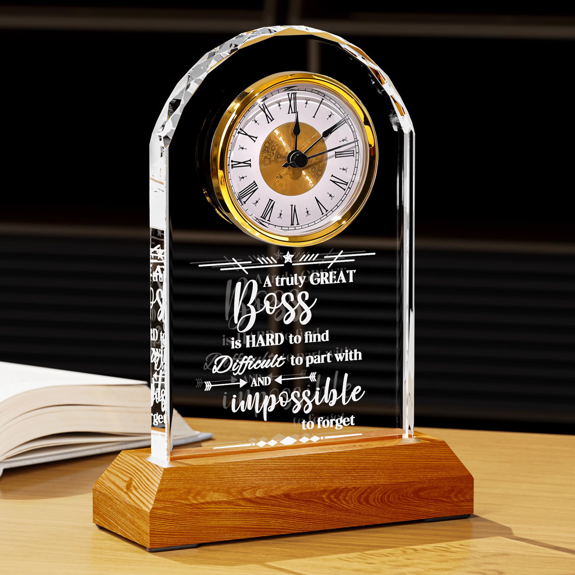 Ornalrist Boss Crystal Clock