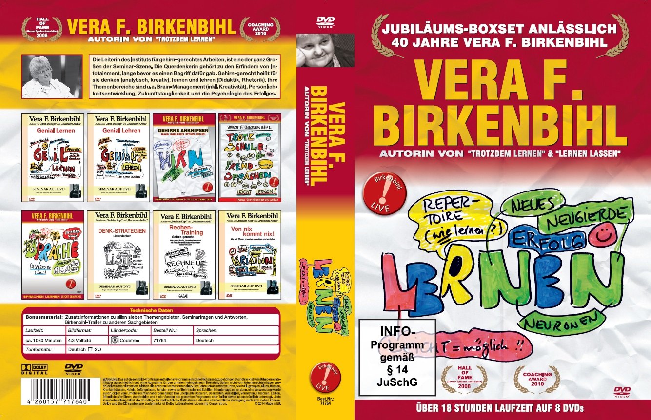 Vera F. Birkenbihl - Lernen (JUBILÄUMS-BOXSET 8 DVDs) [8 DVDs]