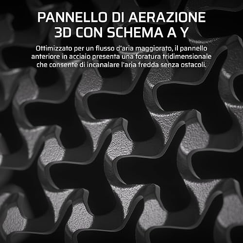 CORSAIR FRAME 4000D Modular Mid–Tower ATX PC Case – Flusso d'aria elevato, sistema di montaggio ventole InfiniRail™, ASUS BTF, MSI Project Zero, Gigabyte Project Stealth – Nero - 4