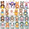 Mini Baby Doll,12 Pcs 4 Inch Realistic Baby Dolls,Tiny Reborn Babies with Animal Clothes for Kids Boys Girls Toddlers Xmas Baby Shower Easter Gift