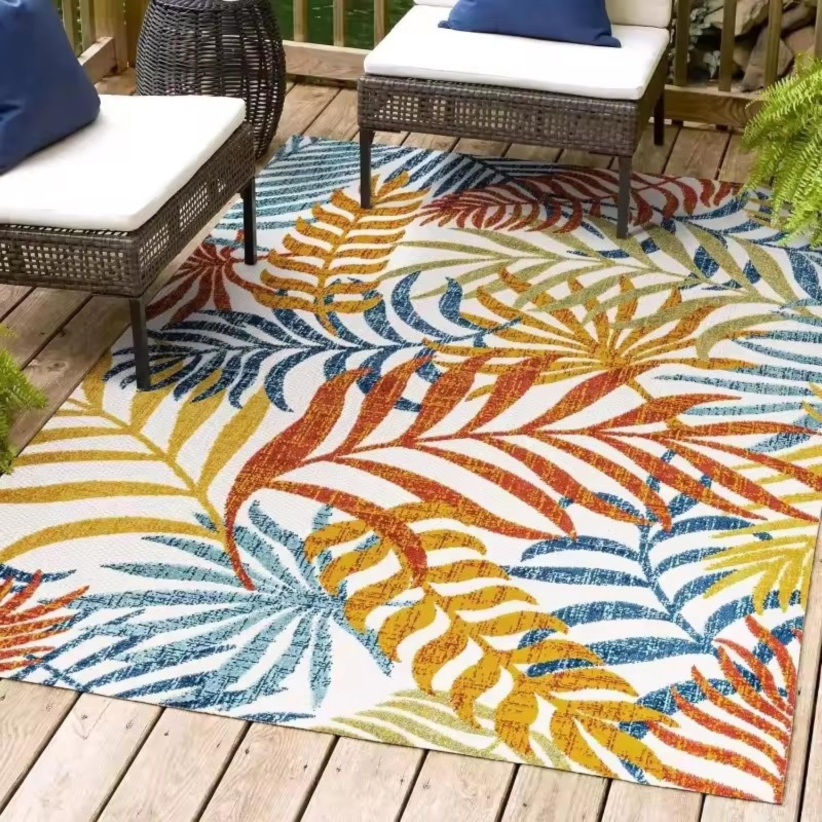 Alfombra con Estampado de Hojas de Arce para Sala de Estar, Alfombra de Felpa Retro de Moda para Dormitorio, Alfombra esponjosa de Gran tamaño, Antideslizante 120x180cm