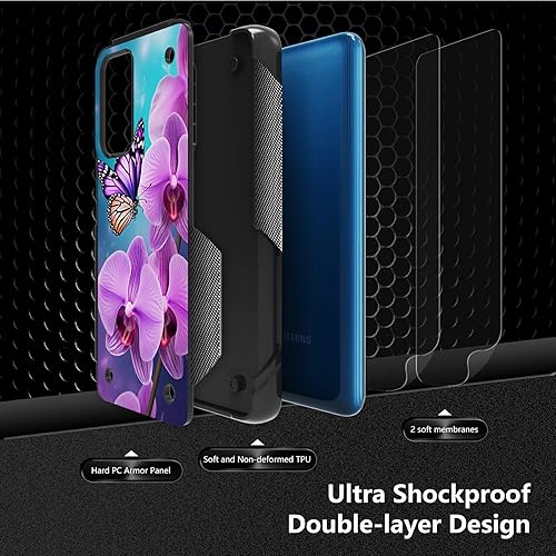 Miniatura 51 de Funda para Samsung Galaxy A23 Galaxy A13 4G/5G, Galaxy A04, Galaxy A04S, Galaxy A32 5G, con 2 protectores de pantalla, funda protectora híbrida