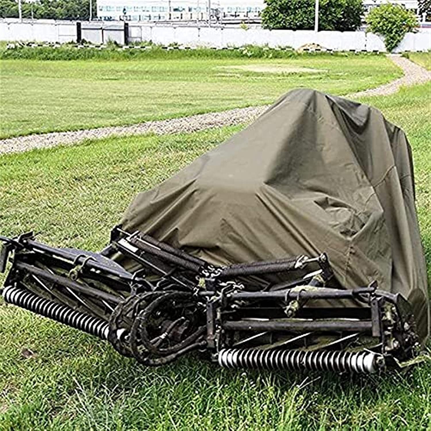 Cubierta Para Cortacésped De Jardín, Cubierta Para Patinete De Ciclismo Al Aire Libre, Impermeable Y Resistente A Los Rayos UV, Bolsa De Almacenamiento De Protección Para Tractor Cubierta para cortacé