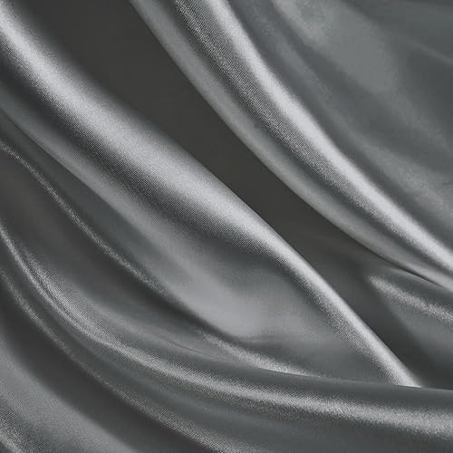 Miniatura 8 de JUWENIN Juego de sábanas sedosas suaves y sedosas de hotel de lujo de satén mate sin brillo, sábana bajera con bolsillo profundo, sábana encimera y