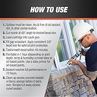 Vista 2 de DAP Dynaflex Ultra Advanced Sellador exterior, negro, 10.1 onzas (7079818220)