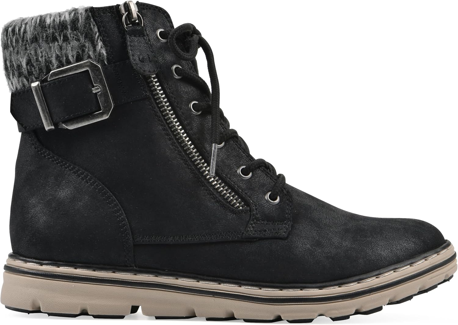 CLIFFS BY WHITE MOUNTAIN Shoes Kelsie Women's Lace-up Hiker Style Bootie