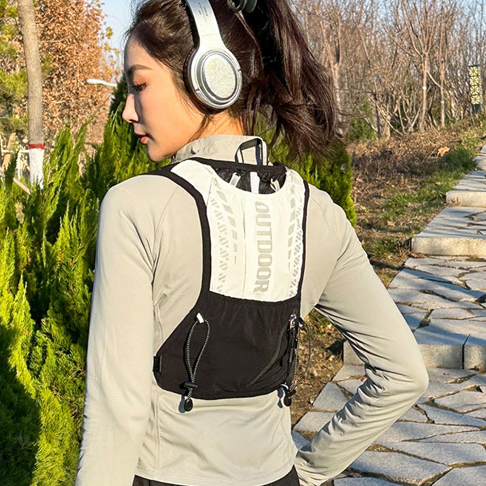 Gilet de course pour les hommes, gilet en cours d'exécution pour les femmes | Running Vest Chest Téléphone Téléphone | Fournitures sportives légères, réglables, randonnées en plein air, entraînement d
