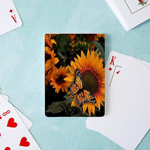 Miniatura 3 de CafePress Sunflower Radiance Monarch Butterfly Standard Size Playing Cards