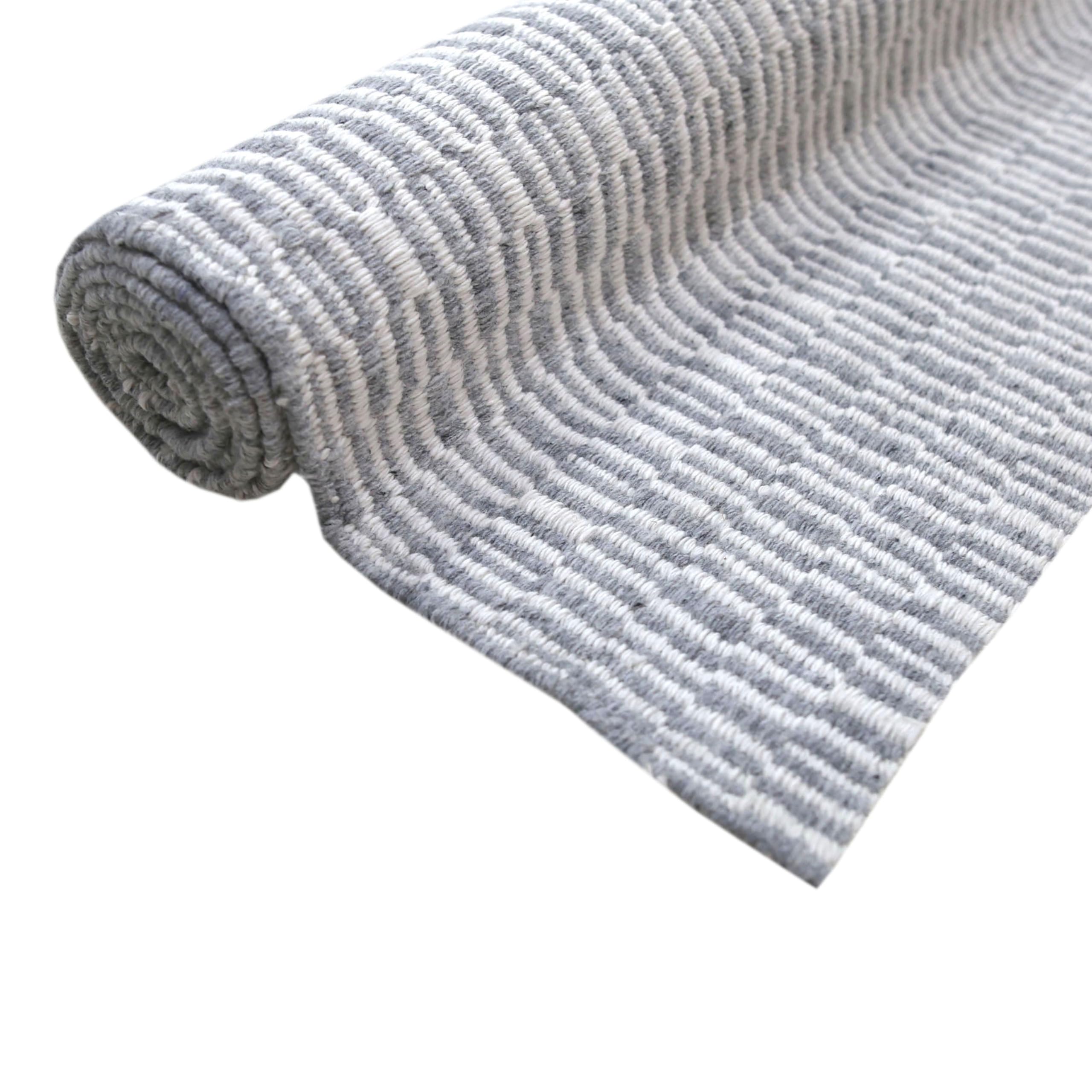 AXI Ibiza Outdoor-Teppich, Grau, Rechteakig | Gartenteppich für kleine Sitzbereiche | Außenteppich für Garten/Balkon/Terrasse 2000x290cm / Dicke: 5mm | Teppich Wetterfest & Nachhaltig