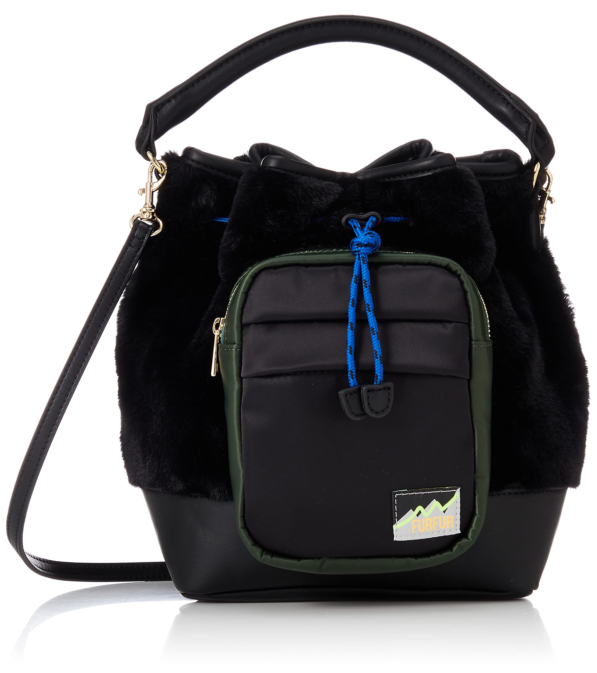 Amazon | [FURFUR] ショルダーバッグ RWGB225502 レディース BLK F 