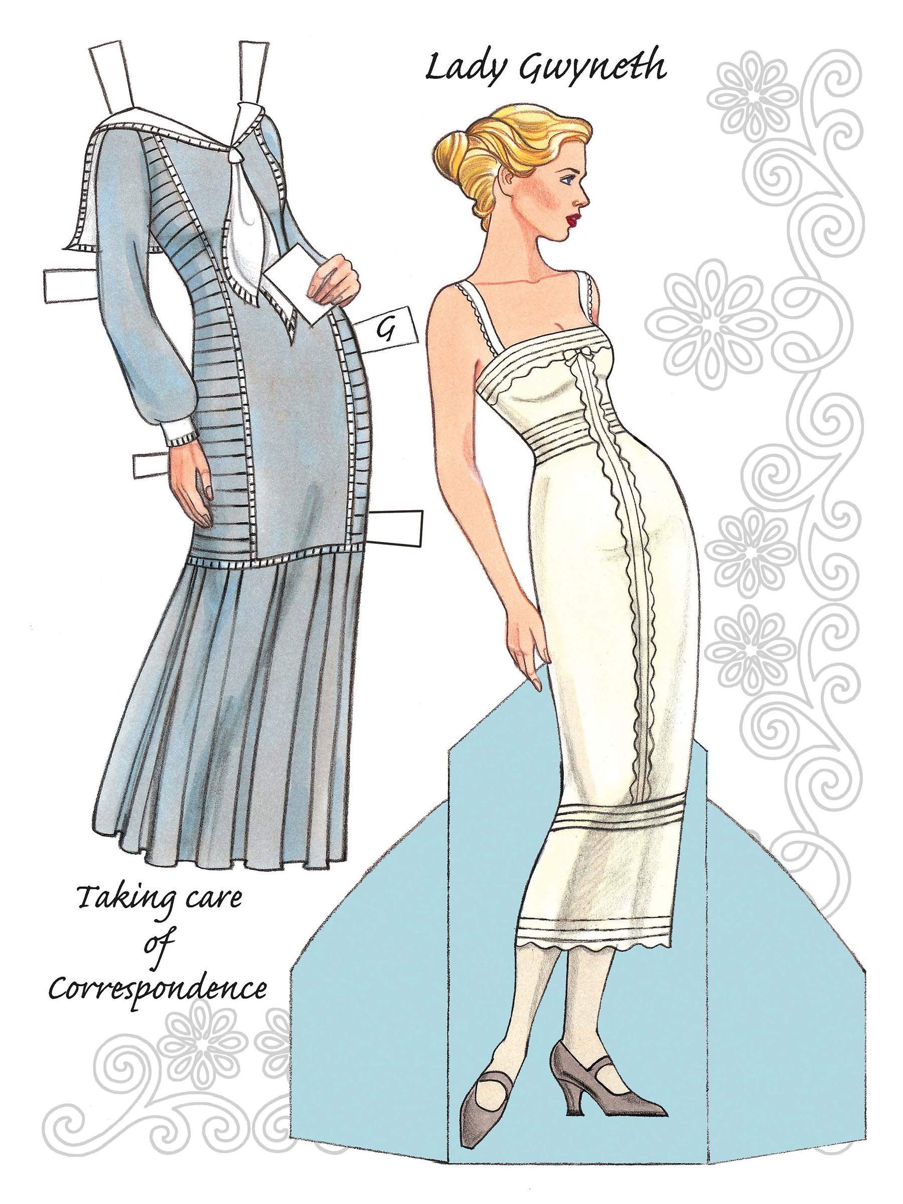 English Country Paper Dolls: In the Downton Abbey Style