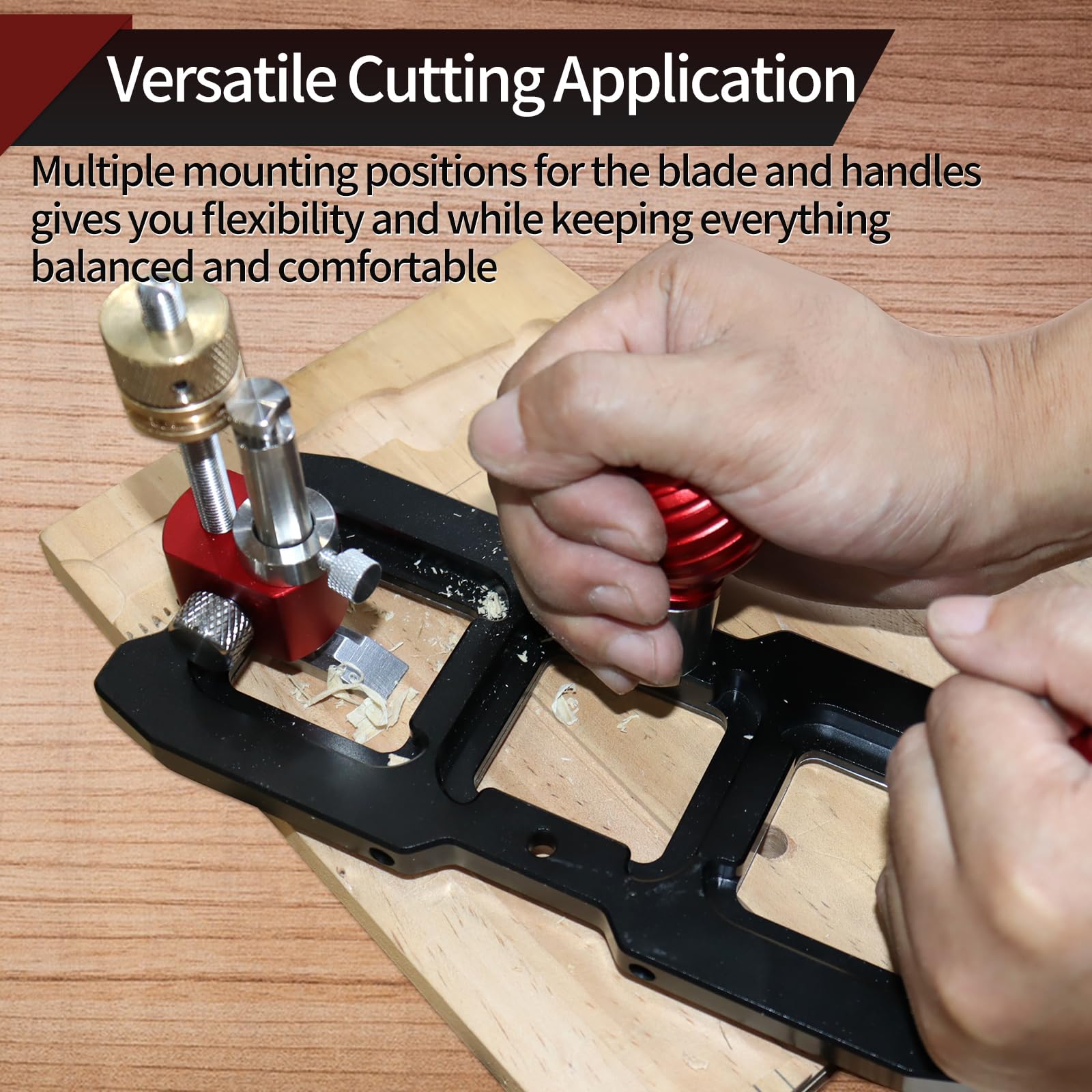 Router Plane Versatile Taglio Strumento Manuale Lavorazione Del Legno Finitura Liscia Aereo Portatile per Pulizia o Estensione Fondo Delle Scanalature Rabbet