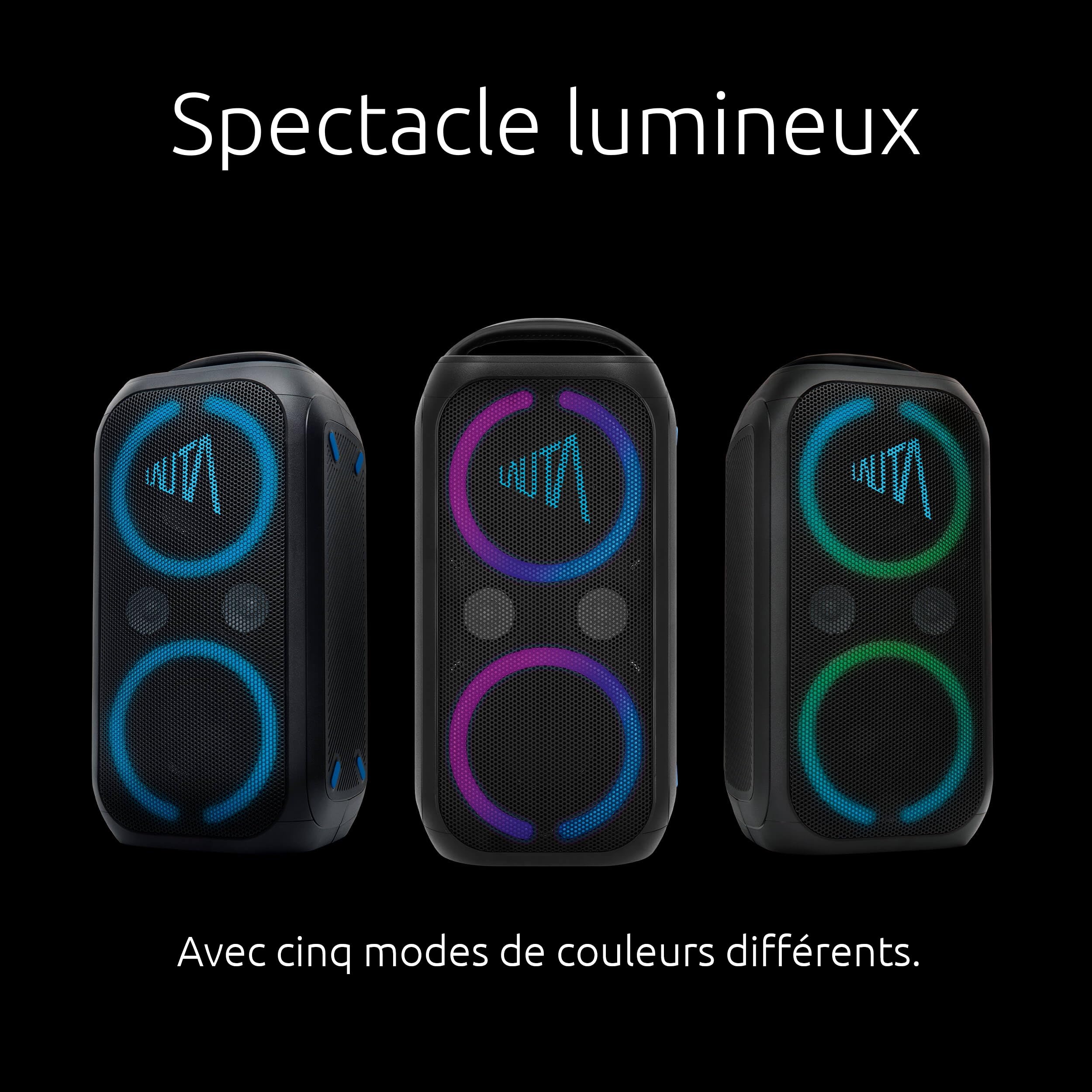 TechniSat LAUTA WUMMSBOX - Enceinte Bluetooth Portable Premium