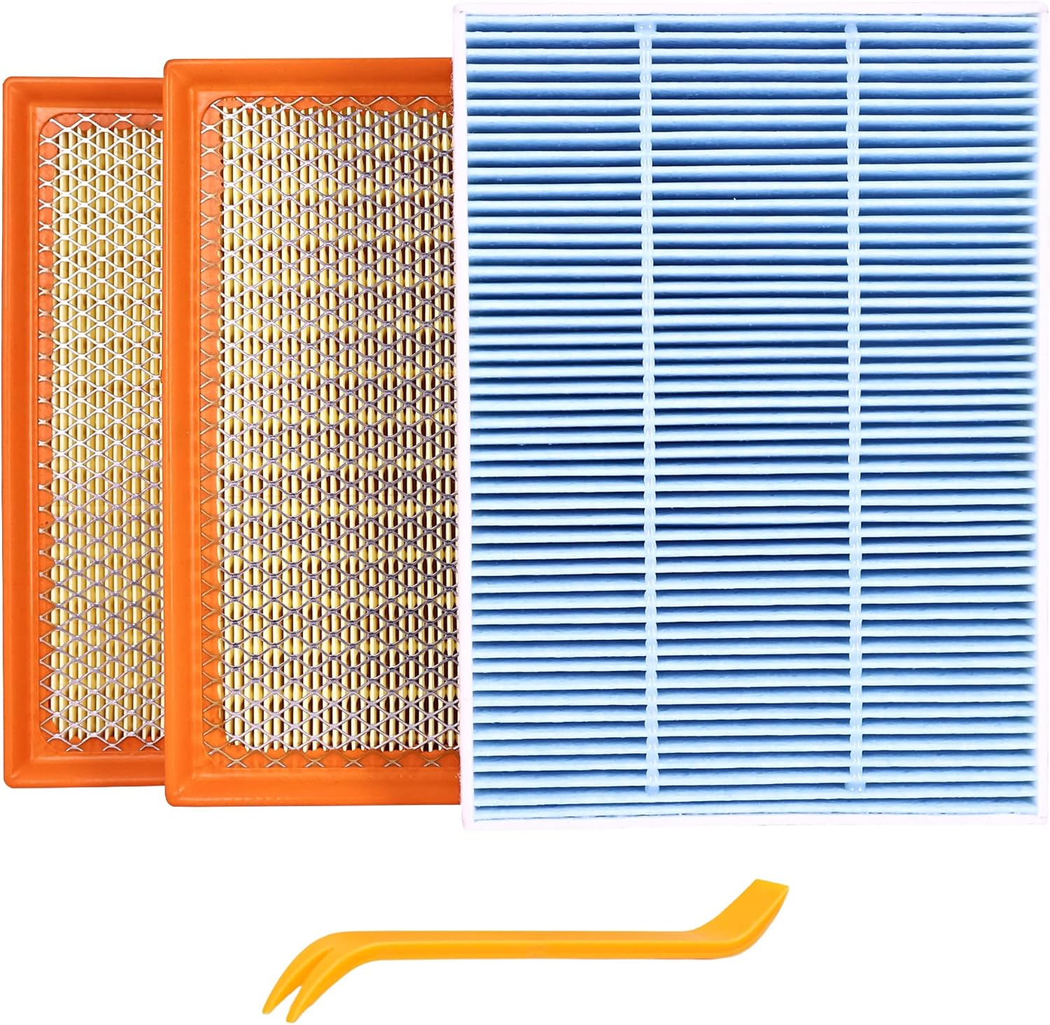 2-PC Engine Air Filter&Cabin Air Filter Combo Pack-Compatible with Toyota Tundra 3.4L V6 2022-2025,Sequoia 3.4L V6 2023-2025-87139-0C010&CA12963