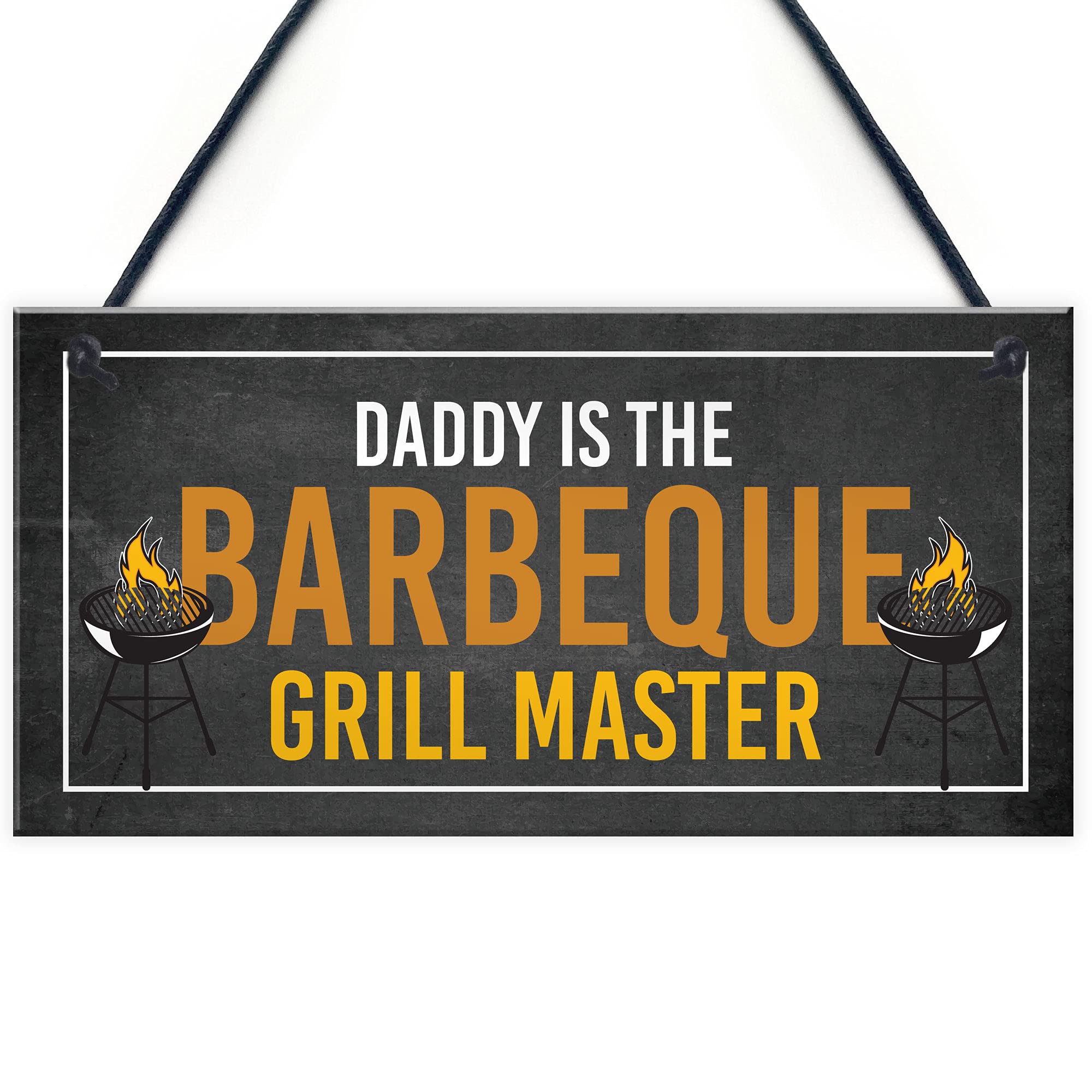 Funny Barbeque Sign Personalised BBQ Sign For Outdoor Gift For Men Man Cave