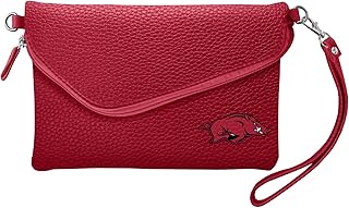 NCAA Arkansas Razorbacks Pebble Fold Over Crossbody Purse - Buy now