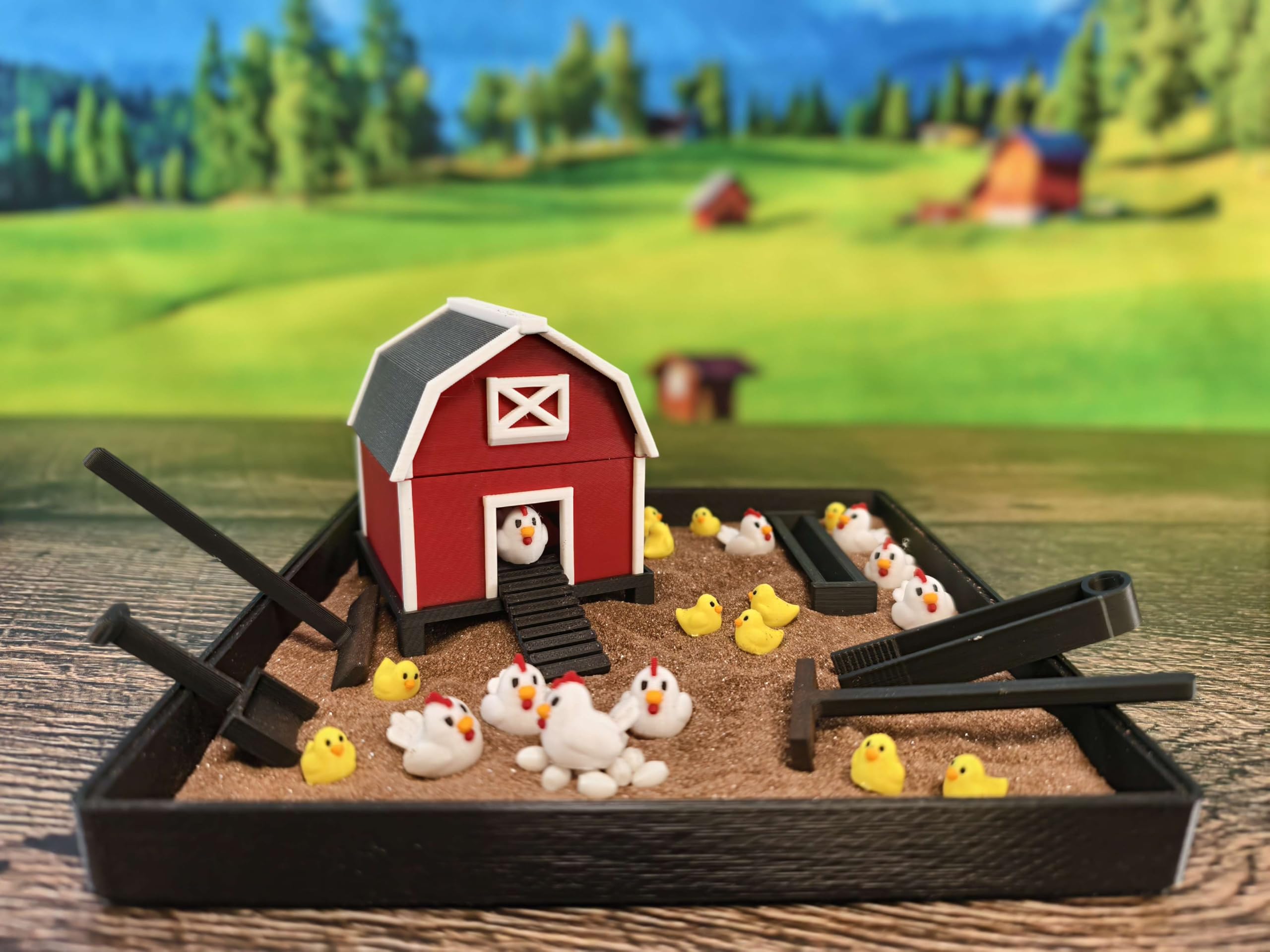 Amazon.com: Munnygrubbers - Chicken Zen Garden - Made in USA