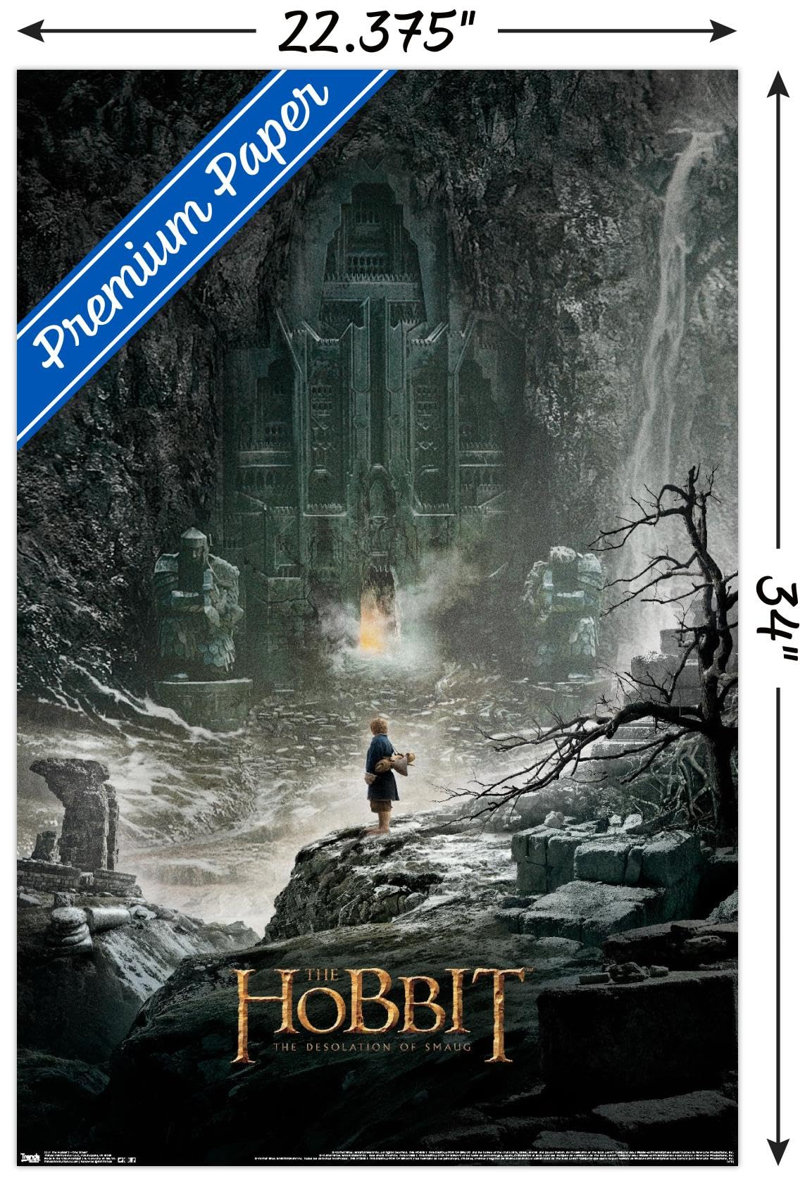El Hobbit: dos películas con un póster tan largo que puede