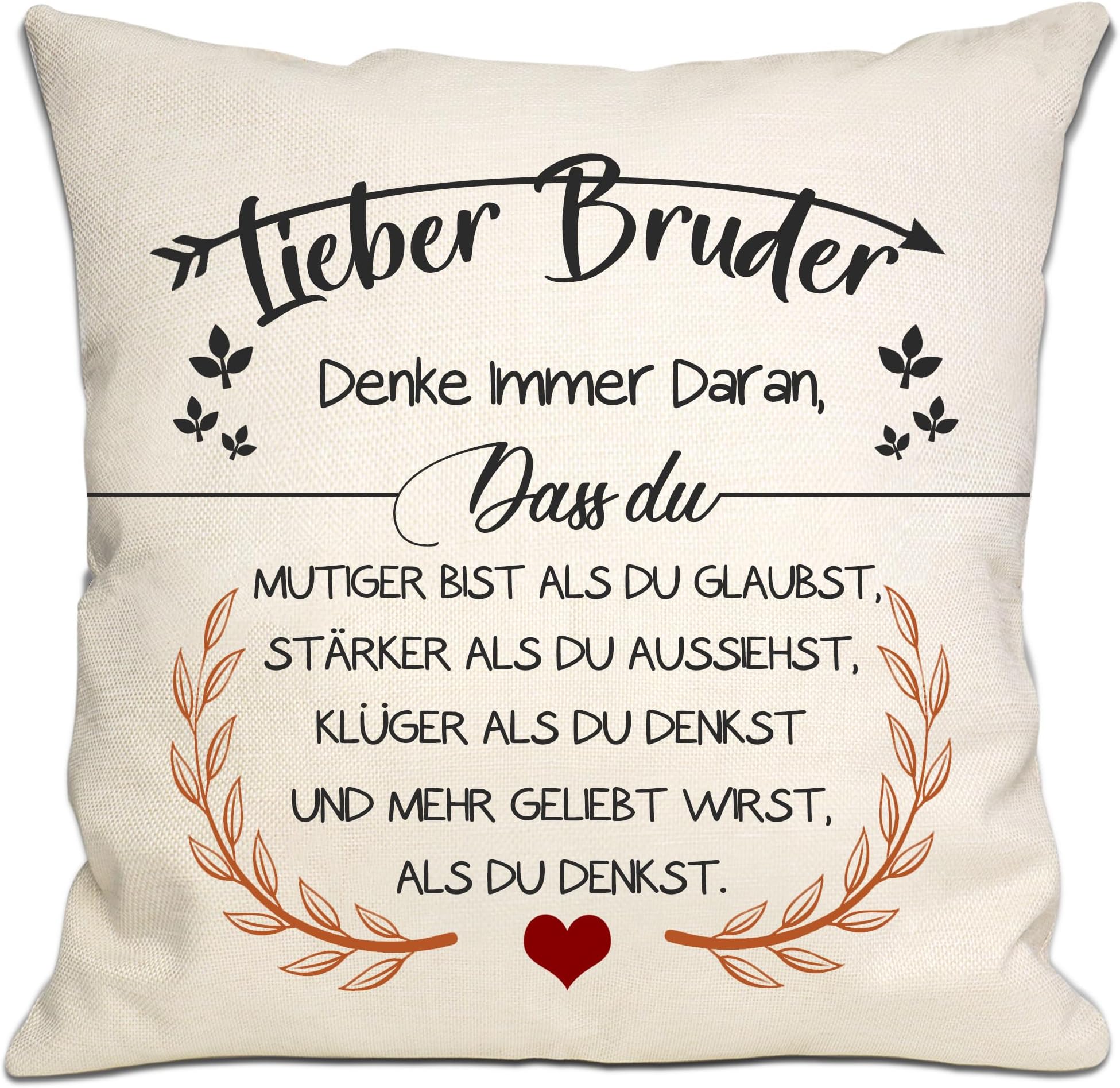 Geschenk Für Bruder Zum 40. Geburtstag Bruder Geschenk Ich hoffe, jedes Mal, wenn Sie umarmen Dieses Kissen es