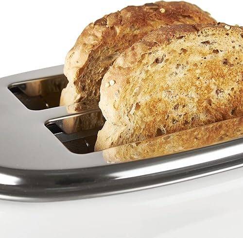 Miniatura 5 de Haden Dorset - Tostadora de ranura extra ancha de 2 rebanadas con exterior Cool Touch, bandeja extraíble para migas y 6 controles de tostado