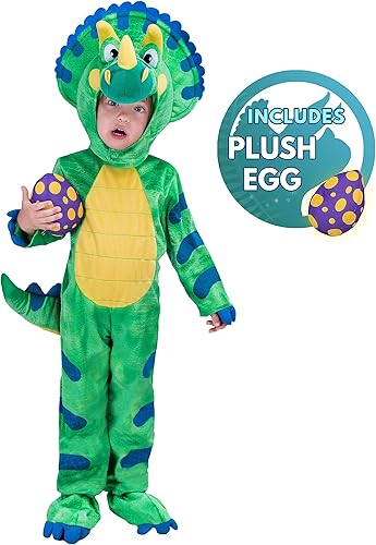 Miniatura 5 de Spooktacular Creations Triceratops Deluxe - Disfraz de dinosaurio para niños para Halloween, dinosaurio, vestido de fiesta, juego de rol y cosplay, M